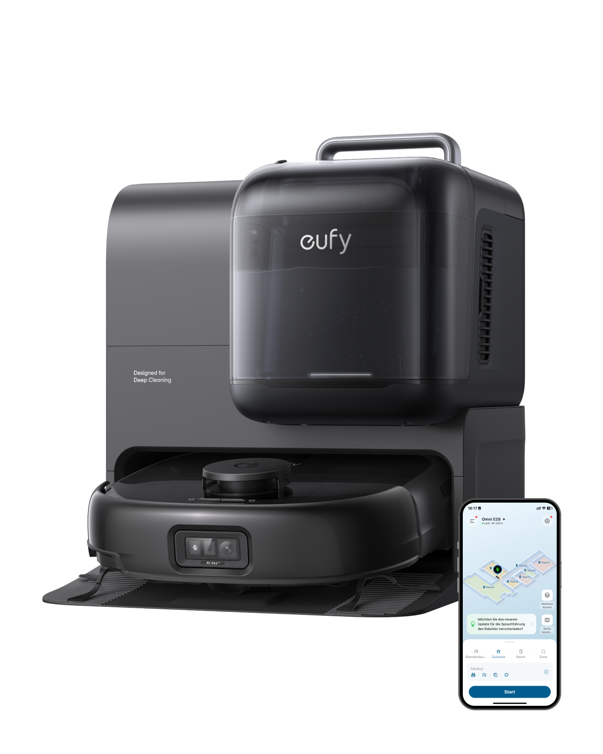 Omni E28 Saugroboter mit Wischfunktion