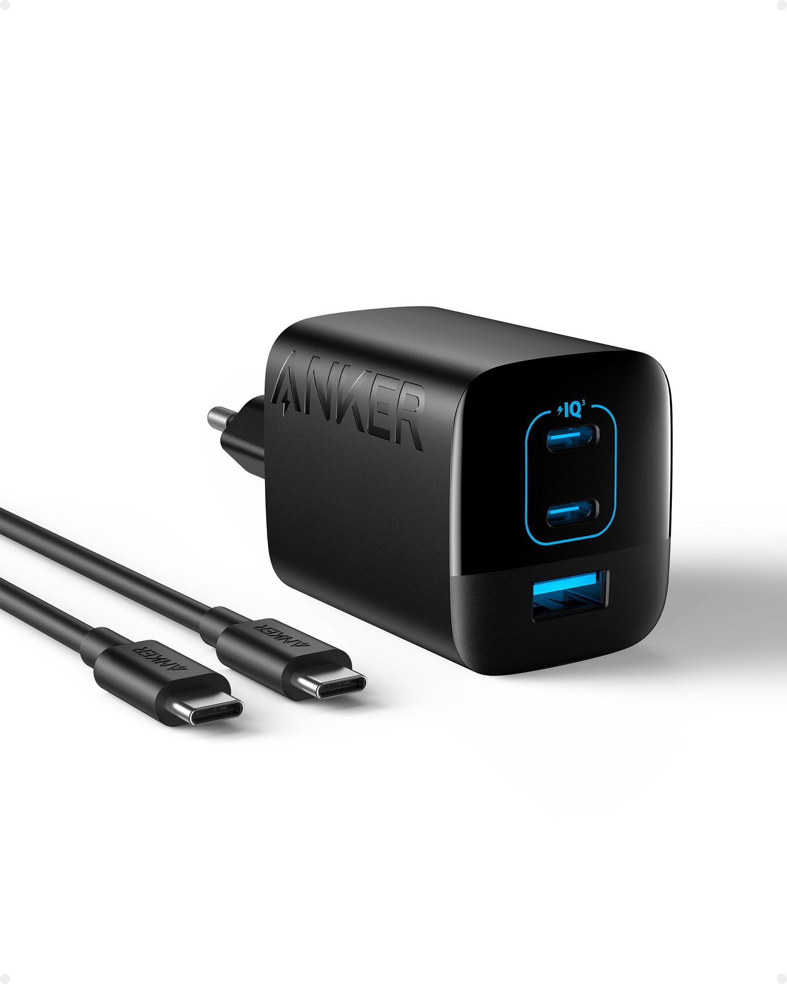 336 Ladegerät (67W), USB-C und USB-A, Schwarz