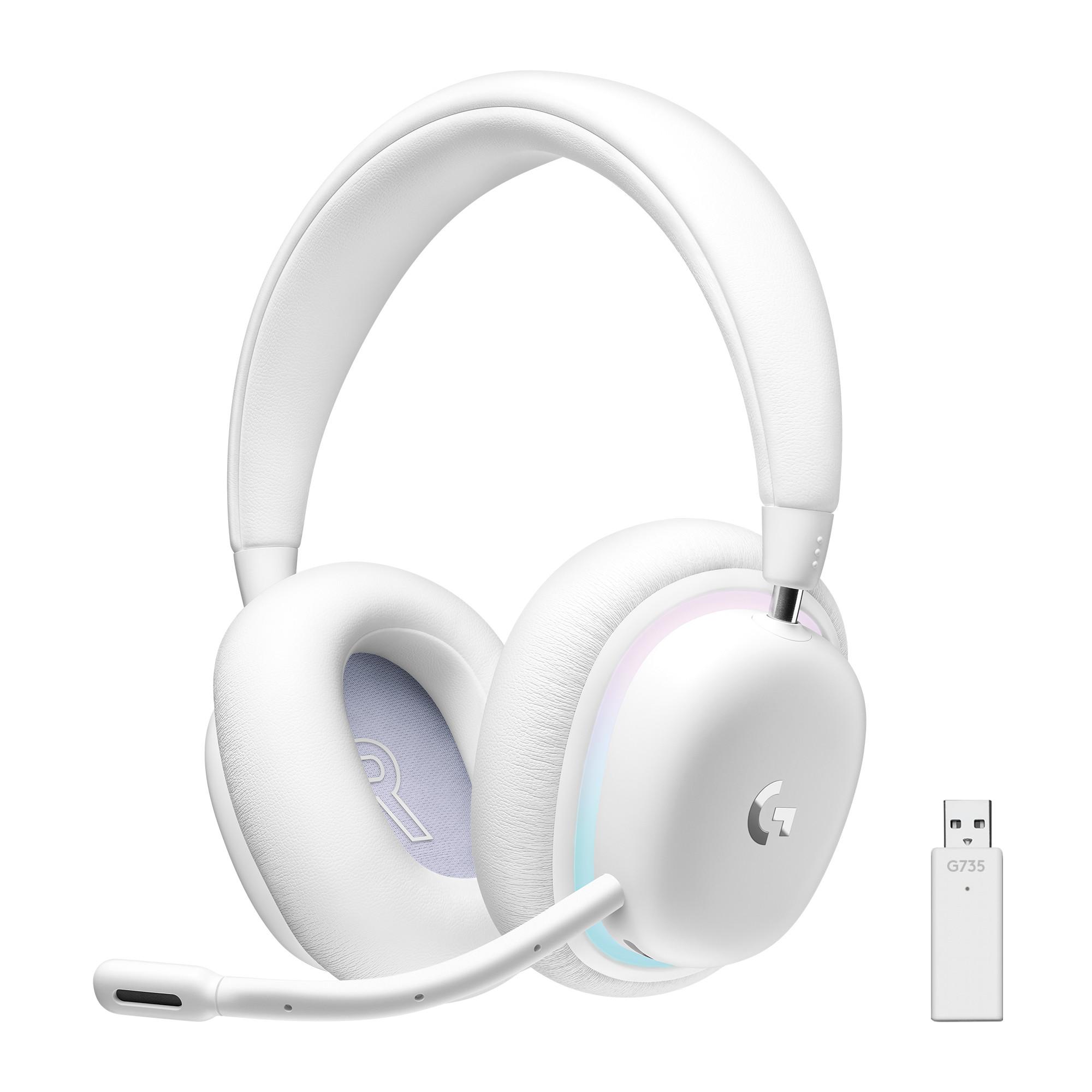G735 Kabelloses Gaming-Headset, Weiß