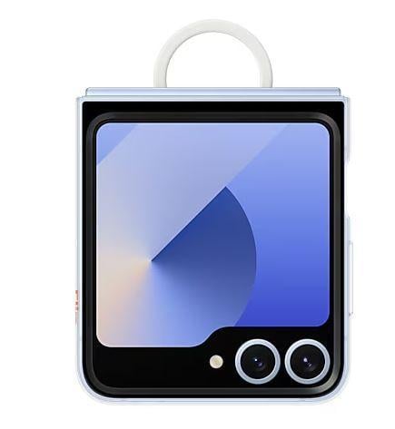 Clear Case EF-QF741 für das Galaxy Z Flip6, Transparent Handyhülle