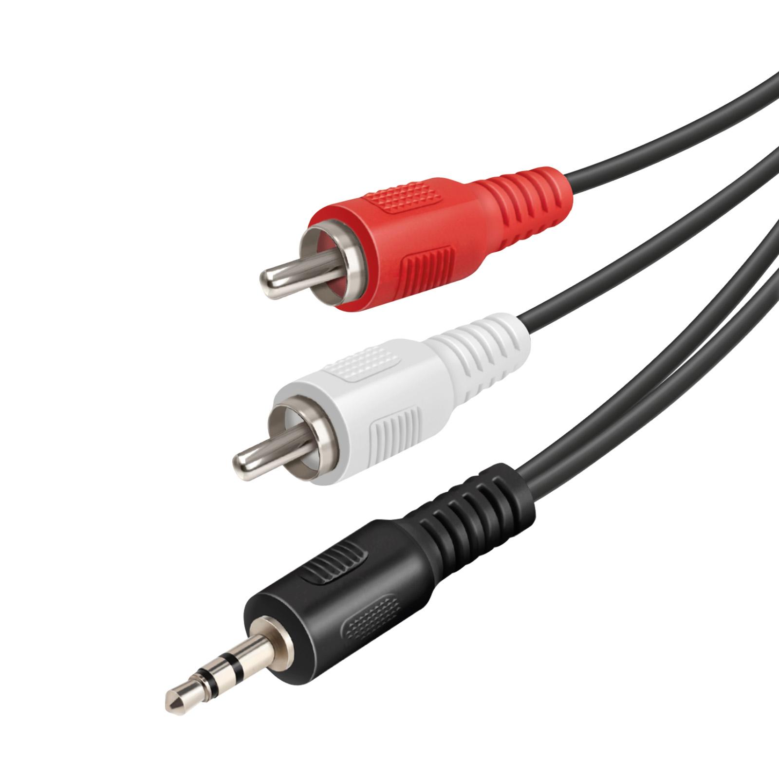 3,5-mm-Klinken-/Cinch-Audiokabel, 5m