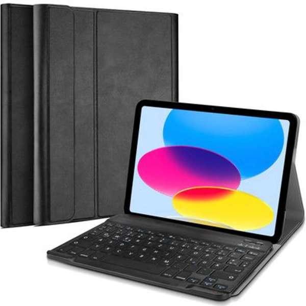 Just in Case iPad 2025 (11th Gen) / iPad 2022 (10th Gen) - Premium Bluetooth Keyboard Cover Qwertz, Black Tablet-Hülle