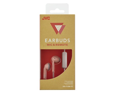 In-Ear Kopfhörer Retro Earbuds HA-F19M rosa