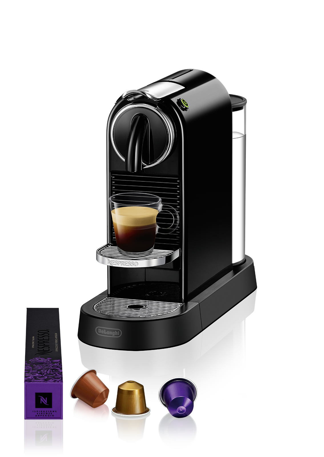 EN 167.B Citiz schwarz Nespresso-Kapselmaschine