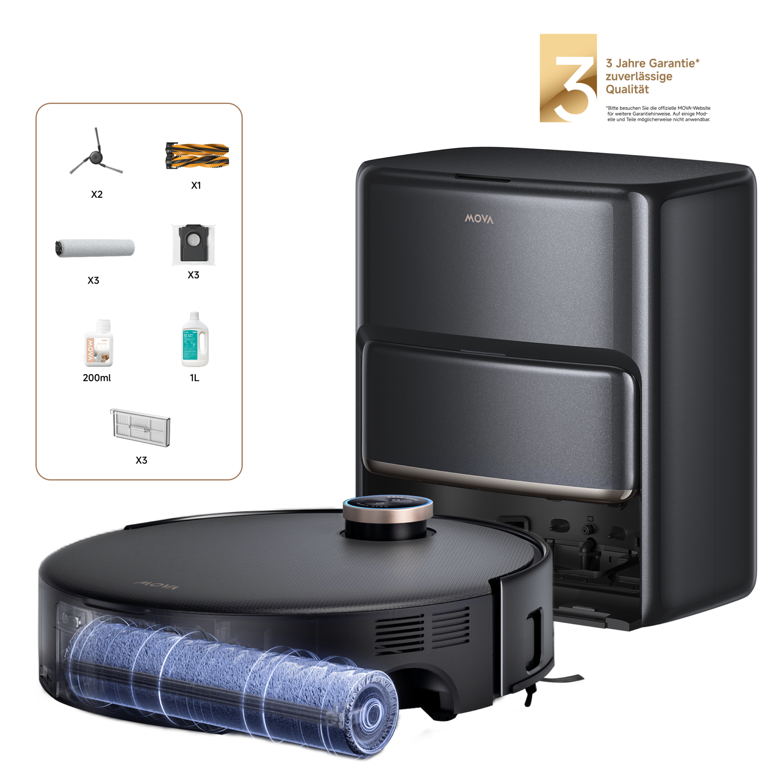 Z60 Ultra Roller Complete Saugroboter mit Wischfunktion