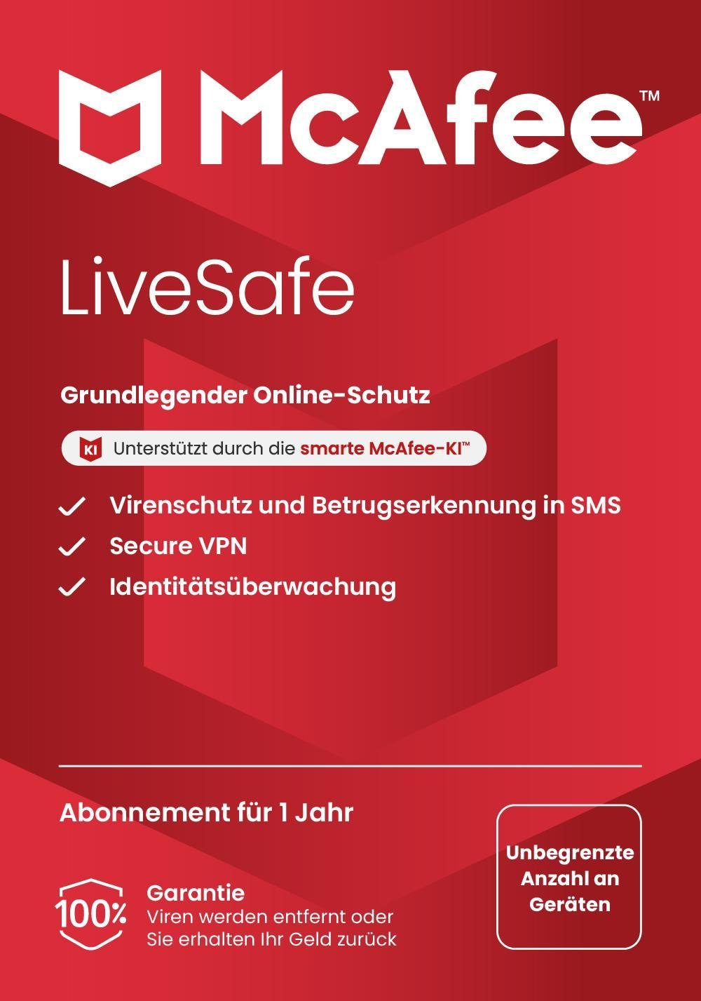 LiveSafe 1-Jahreslizenz
