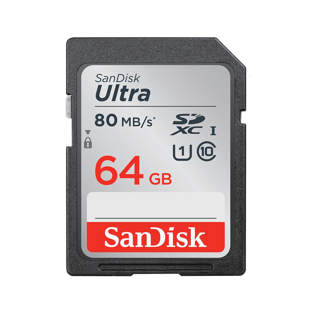 SDXC Ultra 64GB, Class 10, UHS (186469) Speicherkarte