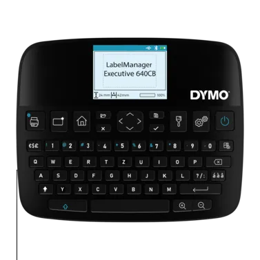 LabelManager 640CB 6/9/12/19/24mm D1-Bänder Qwertz Beschriftungsgerät