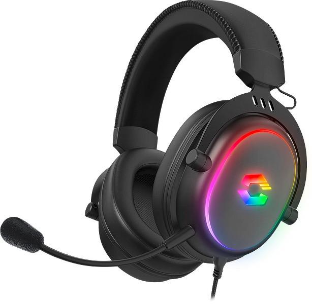 CONUX RGB Stereo Gaming Headset, Schwarz