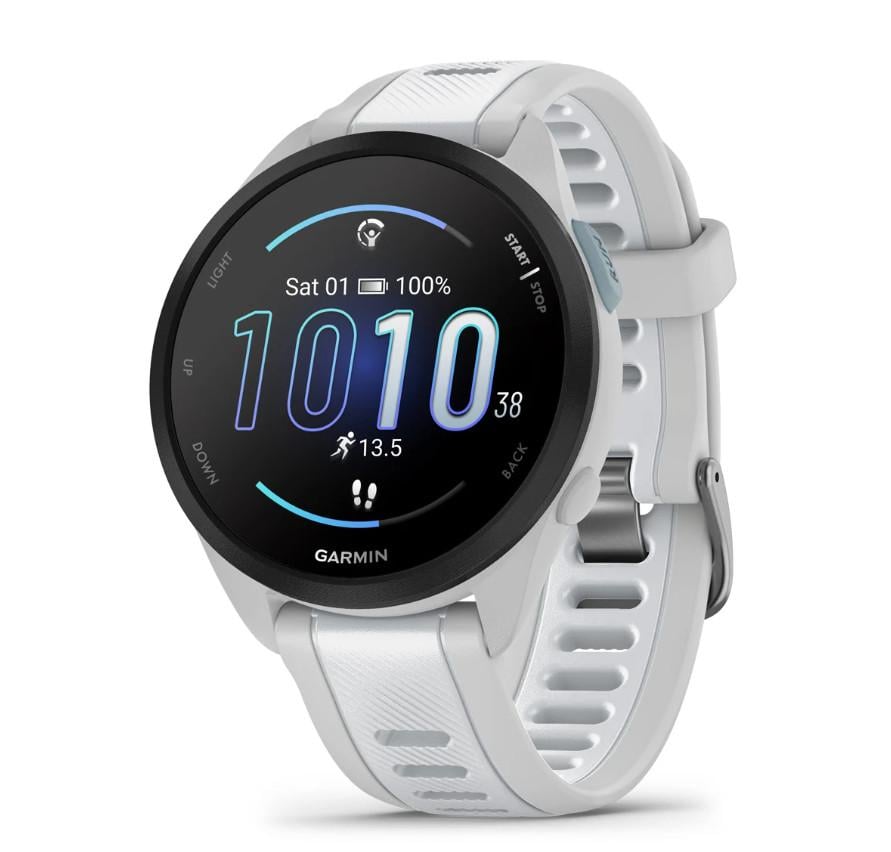 Forerunner 165, GPS, Dunstgrau/Steinweiss Smartwatch