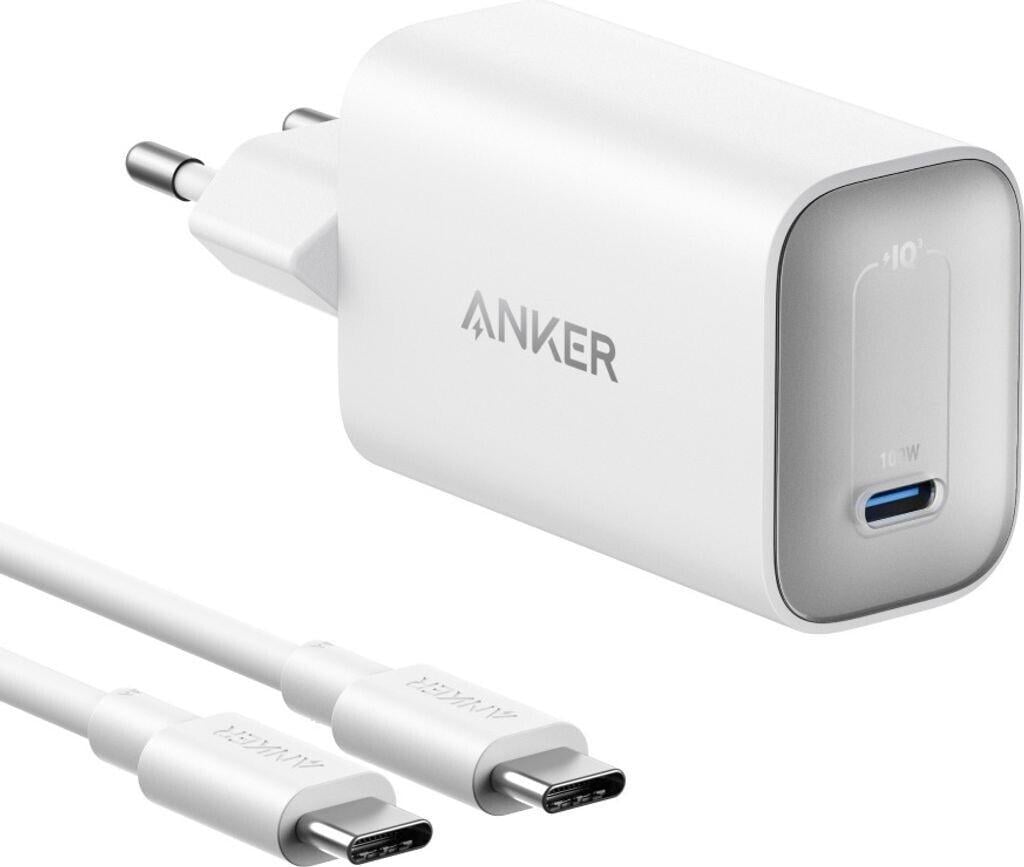 Nano 100W Ladegerät + 1,8m USB-C Ladekabel, Weiß