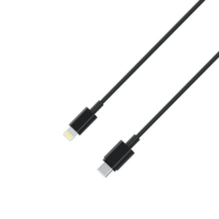 PREMIUM USB-C auf Lightning Kabel MFI-zertifiziert Schwarz 1 m 