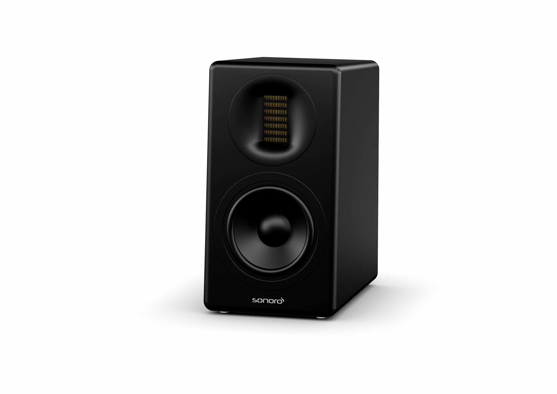 Orchestra Slim Schwarz (matt) Regal-Lautsprecher