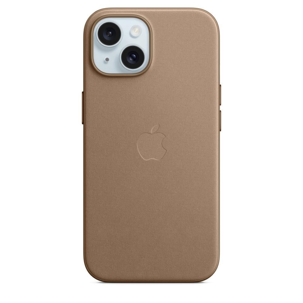 iPhone 15 Feingewebe Case mit MagSafe - Taupe