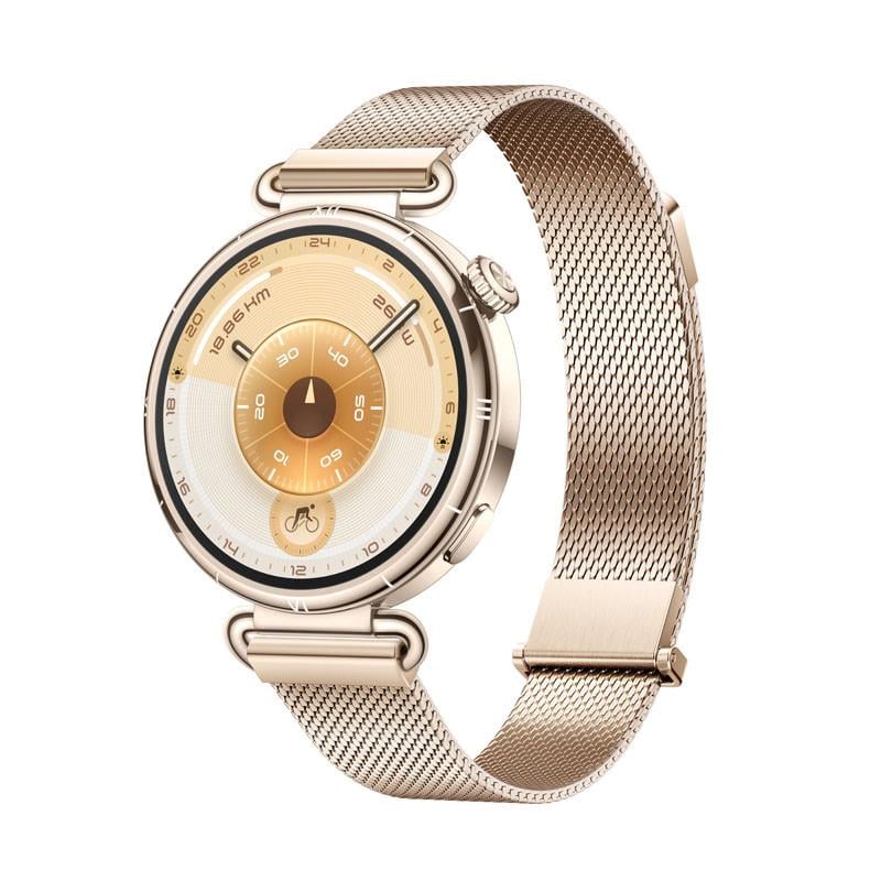 Watch GT6, 41mm, Goldenes Edelstahlgehäuse mit goldenem Milanaise-Armband