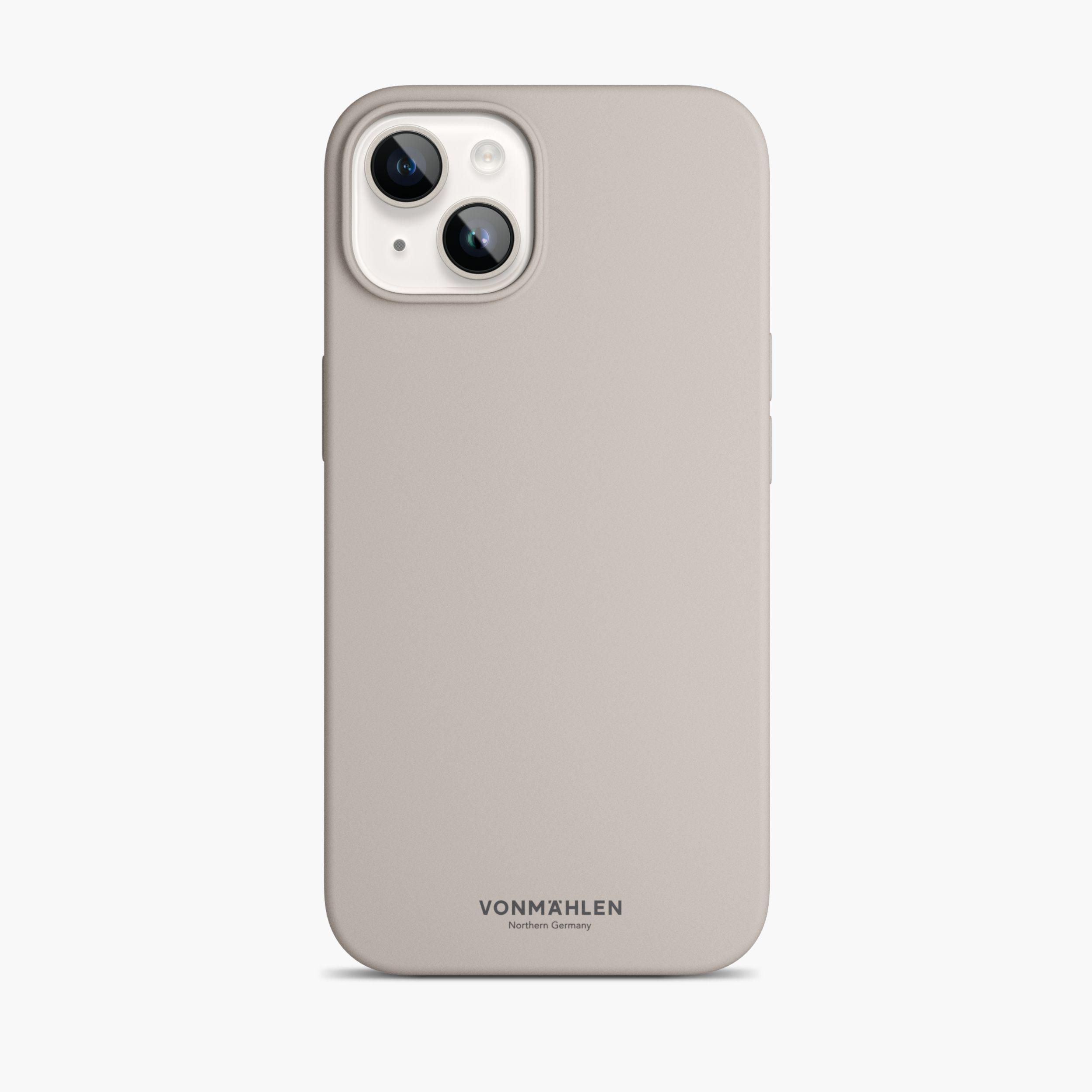 Eco Silicone Case - Schutzhülle aus Silikon, MagSafe kompatibel, für iPhone 14, Cream Handyhülle