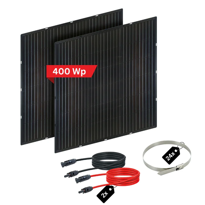 2er Set Slim-Line 400Wp SOPA5400 Solarpanel