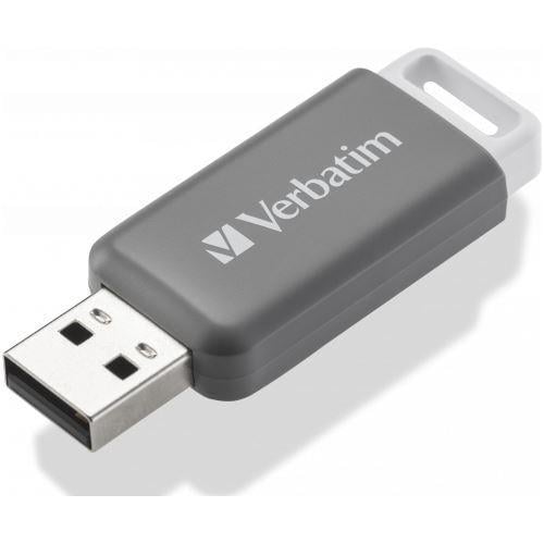 USB-Stick Databar (49456), USB 2.0, 128GB, Grau