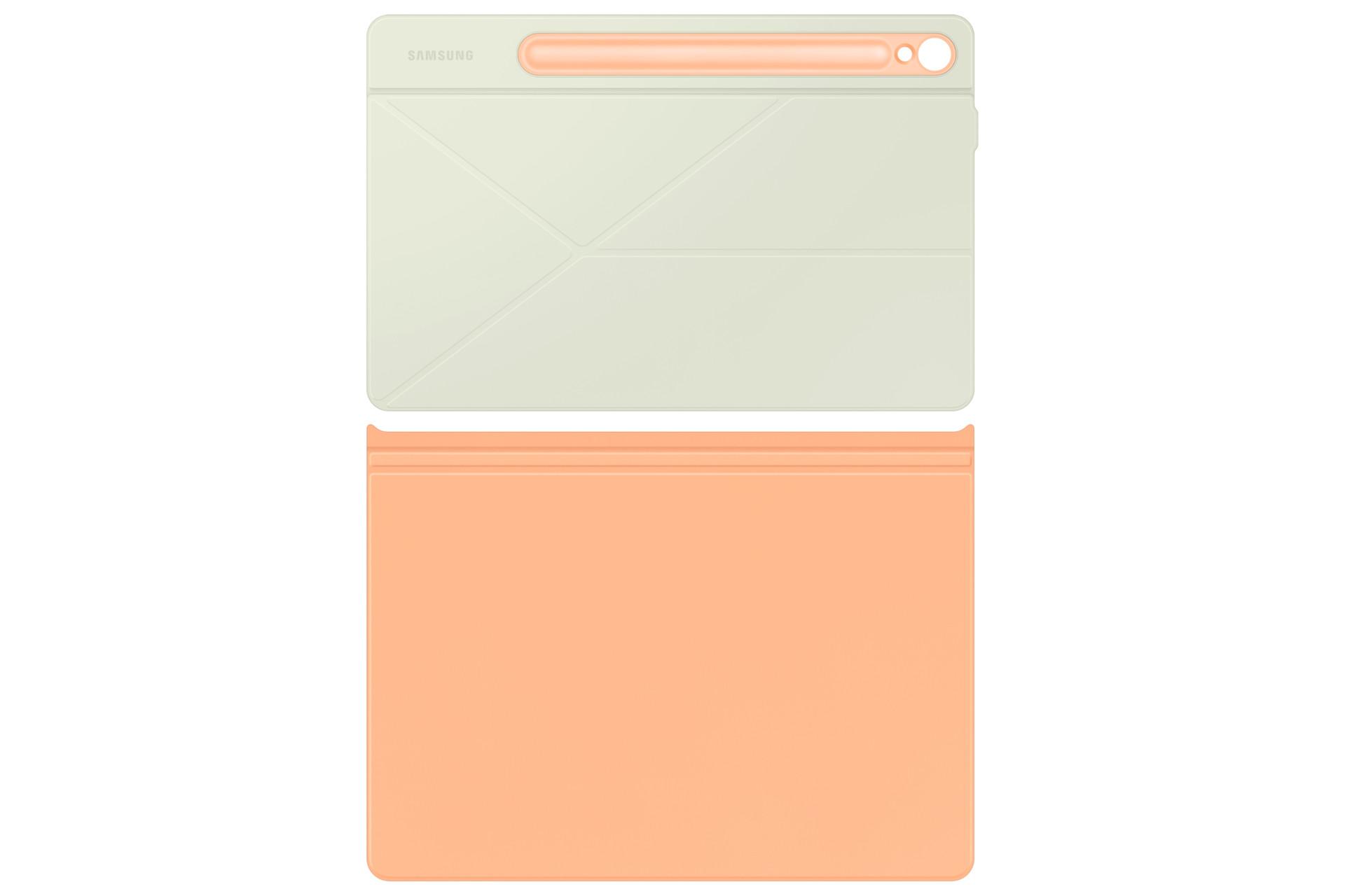 Smart Book Cover für das Galaxy Tab S9, S9 FE, S10 FE, S10 Lite, Orange