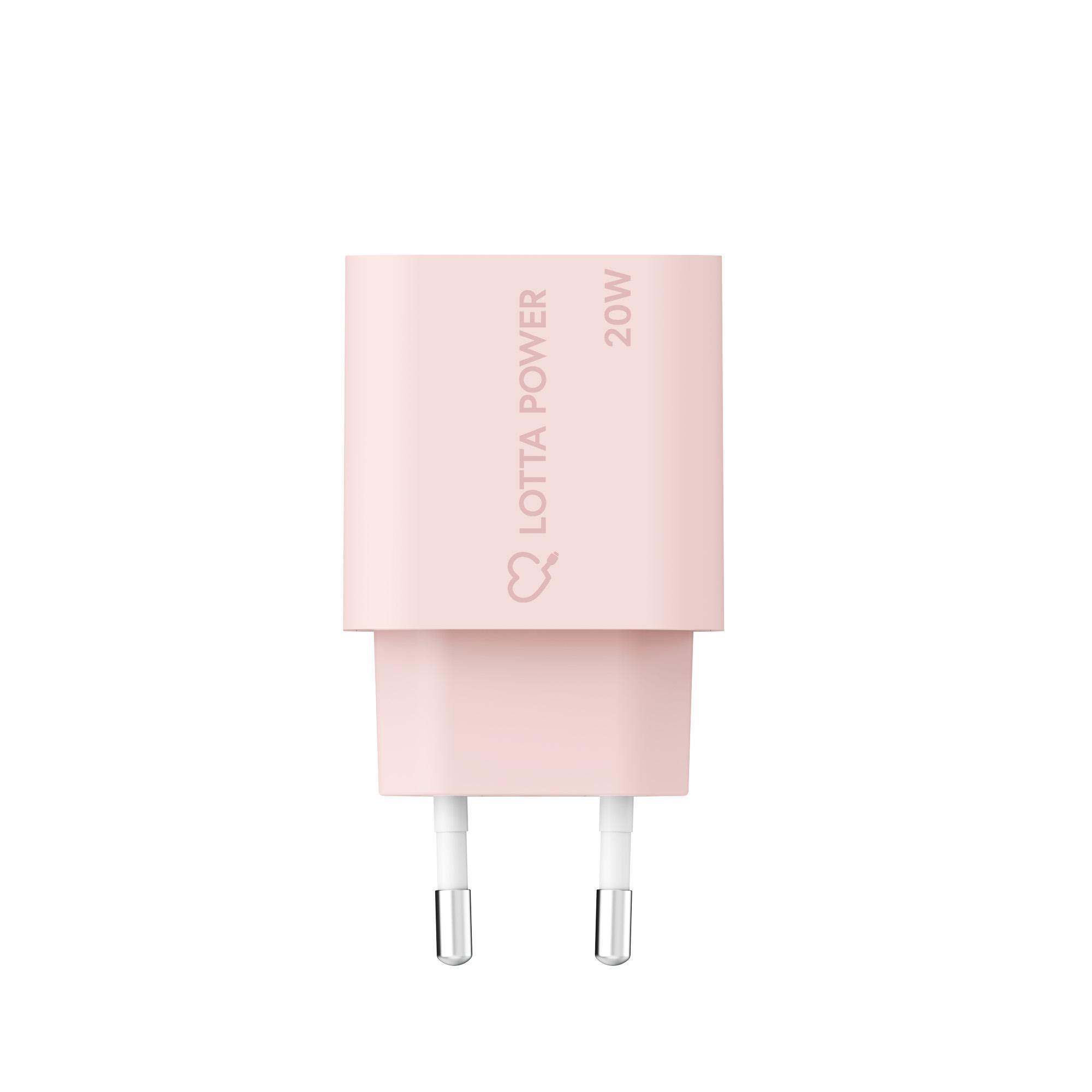 Universal Ladegerät 20W USB Typ C Rosé