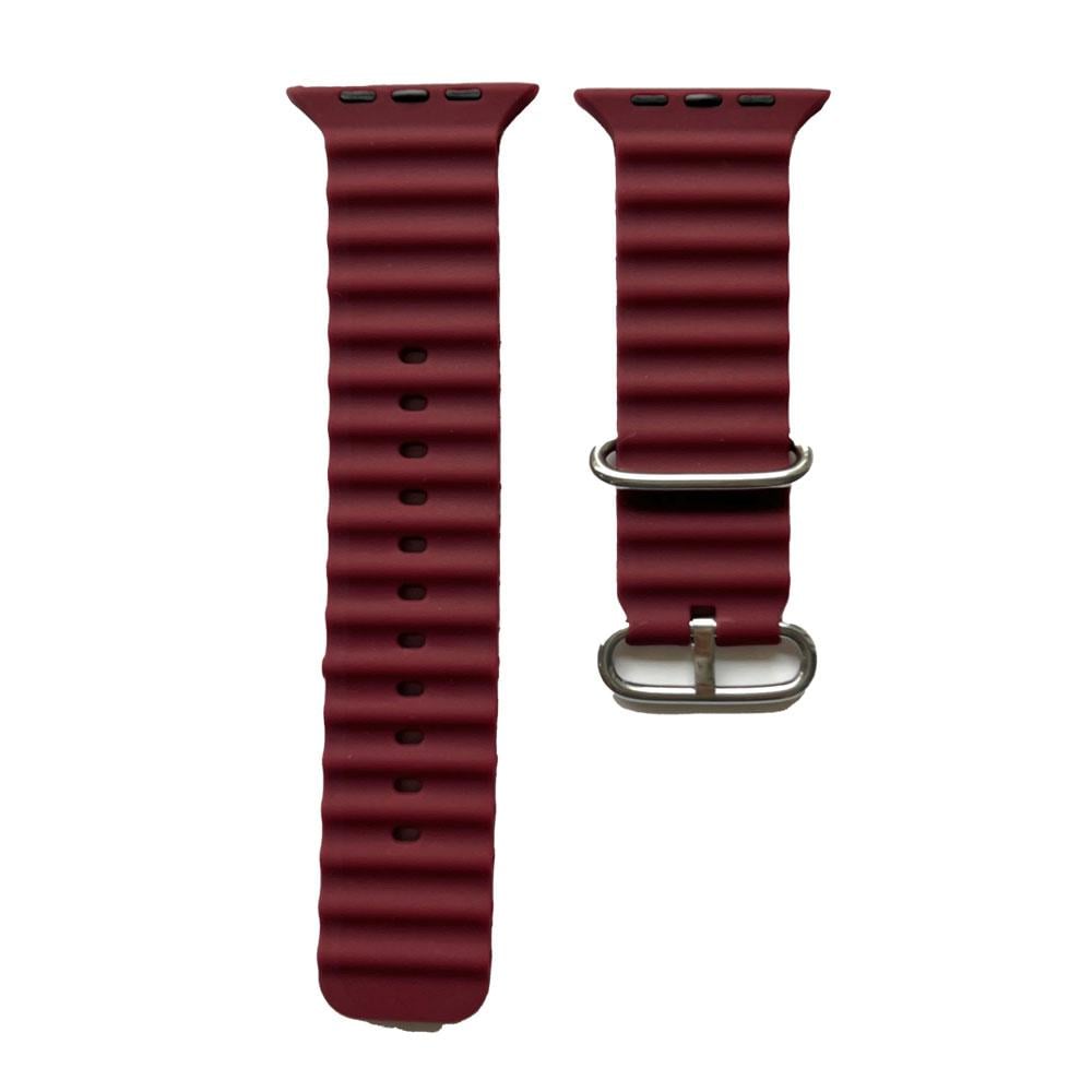 Armband für Apple Watch 41/40mm (Series 4 - 10)/ 38mm (Series 1 - 3) Sporty Bordeaux