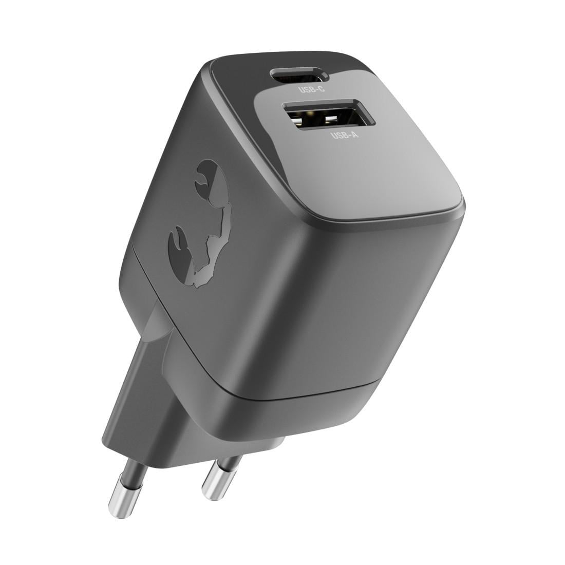 Wall Charger USB-C und USB-A, PD 30 W, Storm Grey (00232963) Schnellladegerät (USB-A + USB-C)
