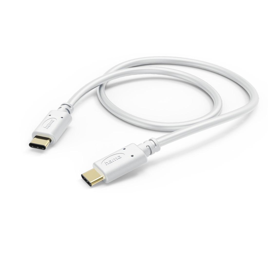 Ladekabel, USB-C - USB-C, 1,5 m, Weiß (00125103)