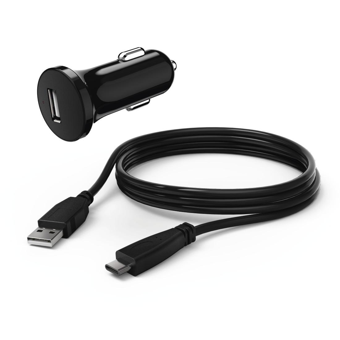 KFZ-Ladegerät mit USB-C-Kabel für Nintendo Switch/Switch Lite, Schwarz (00054683)