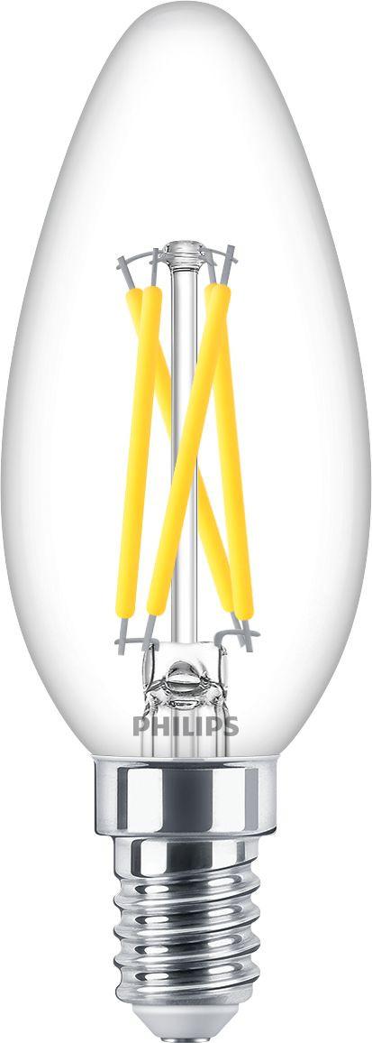 LED-Lampe "WarmGlow", 25W, E14, klar, dimmbar (00004986) LED-Filament
