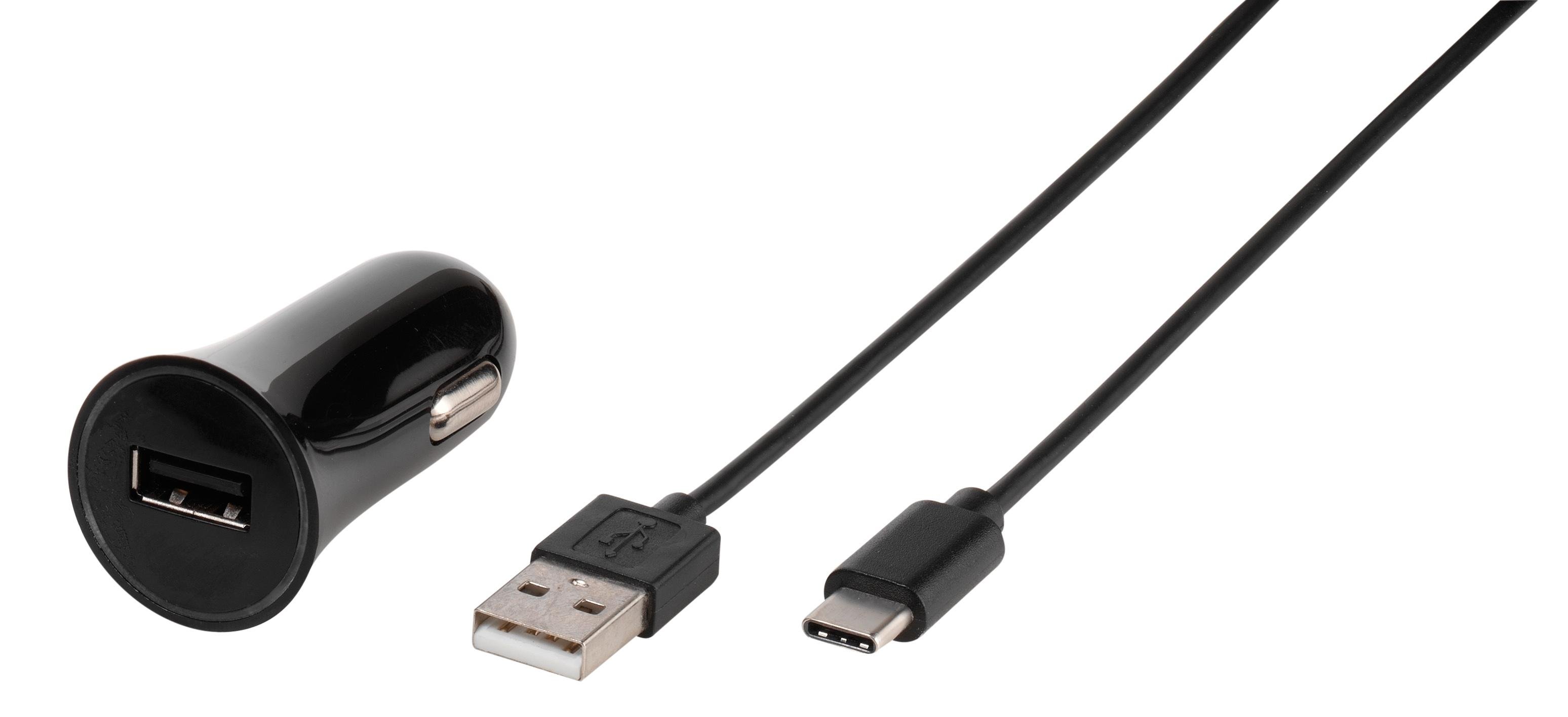 Super Fast Car Charger Set, Kfz Schnellladegerät inkl. USB Type-C™ Kabel, 15W (62221)