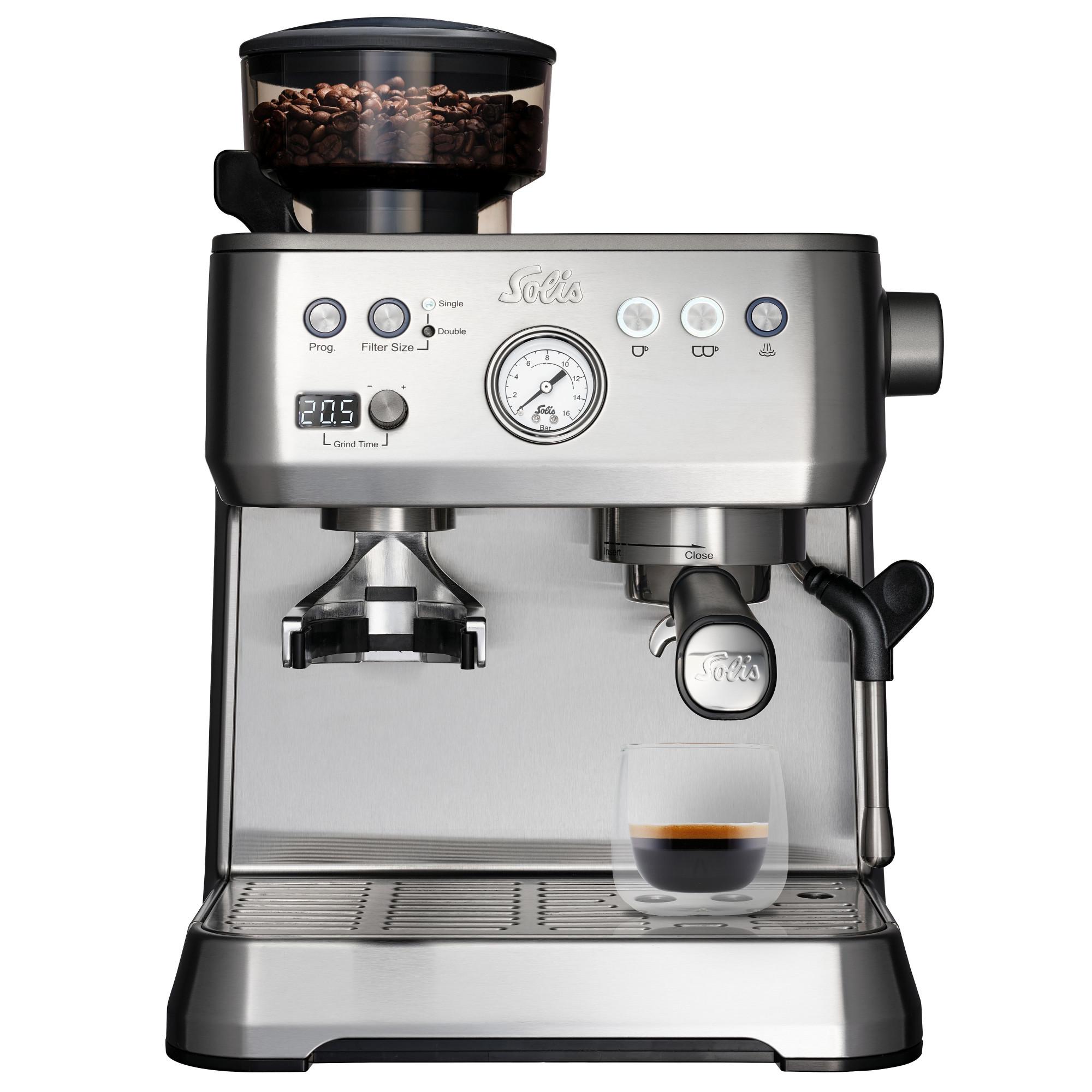 Grind&Infuse PERFETTA (1019) silber Siebträger-Espressomaschine