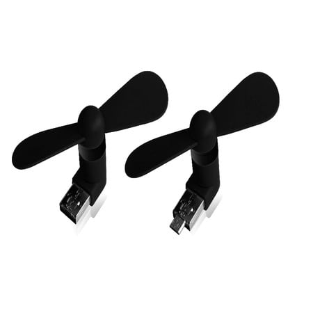 Ventilator micro USB schwarz