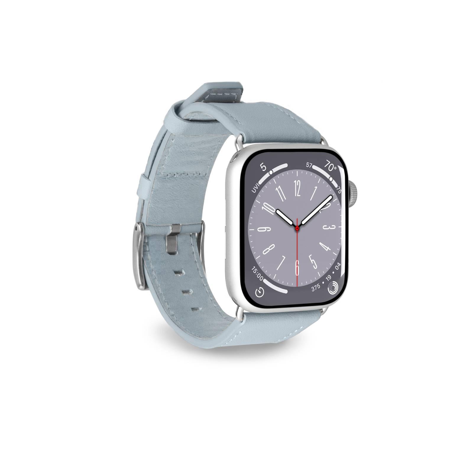 E-Classic Band for Apple Watch 38, 40 and 41mm Powder Blue