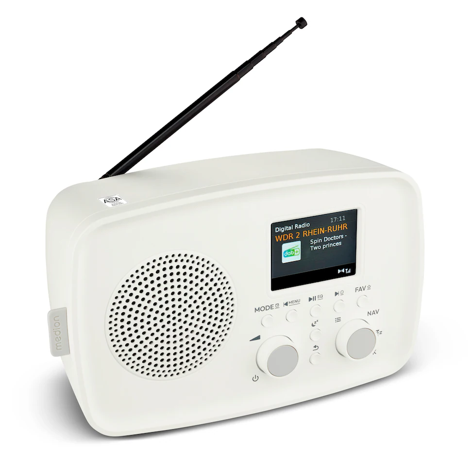 LIFE DAB+ Radio DRE-1 (MD89288) weiß DAB+ Radio