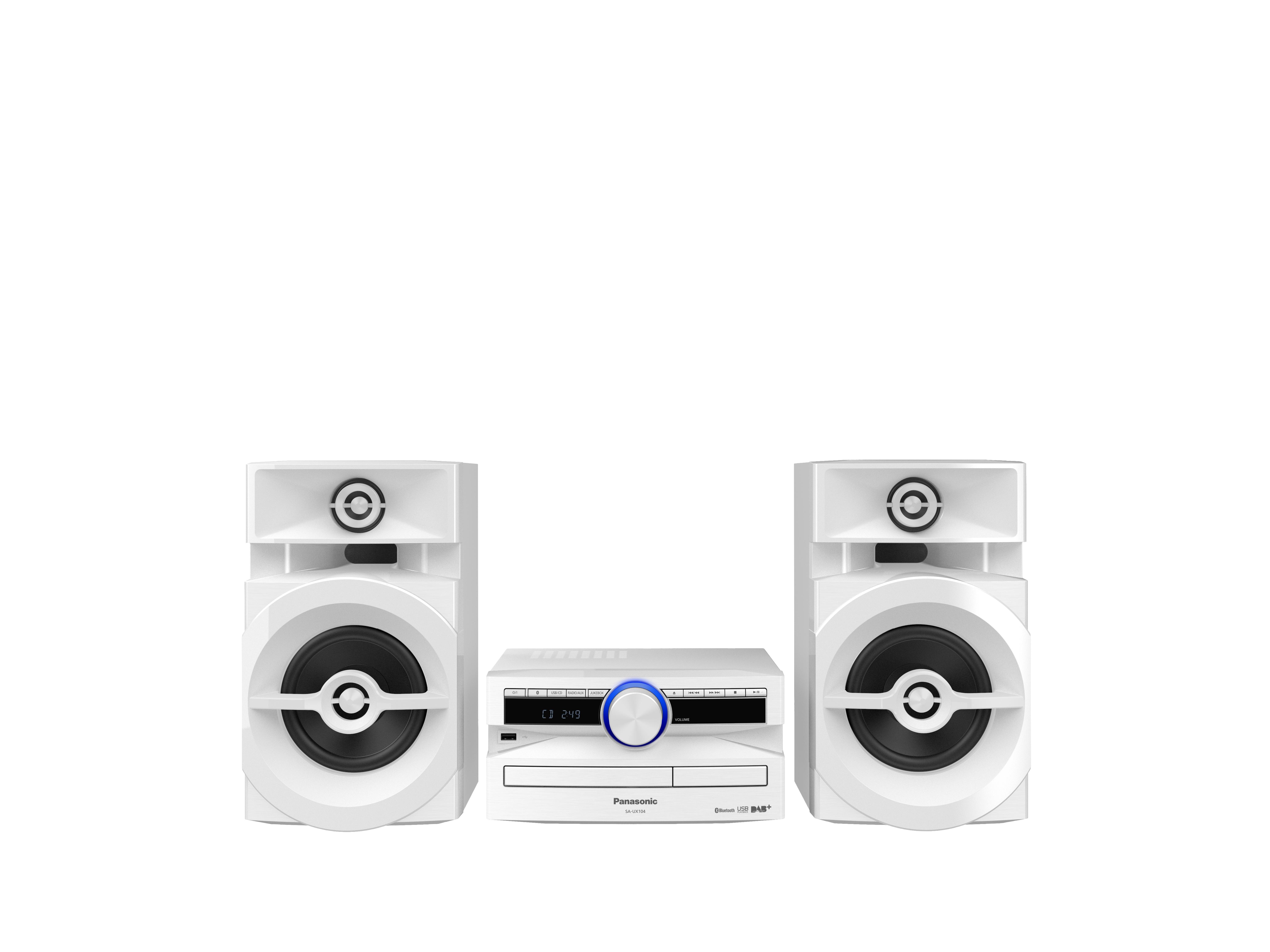 SC-UX104EG-W weiss CD Mini System