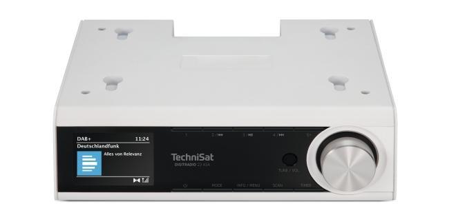 DIGITRADIO 23 ASA weiß DAB+-Küchenradio (unterbaufähig)