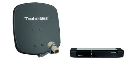 HDTV-Komplettpaket SKYRIDER + 1 x TECHNIBOX S4 schiefergrau