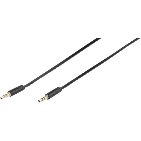 Klinkenverbindung stereo, ultraflach, 0,5m (46131)