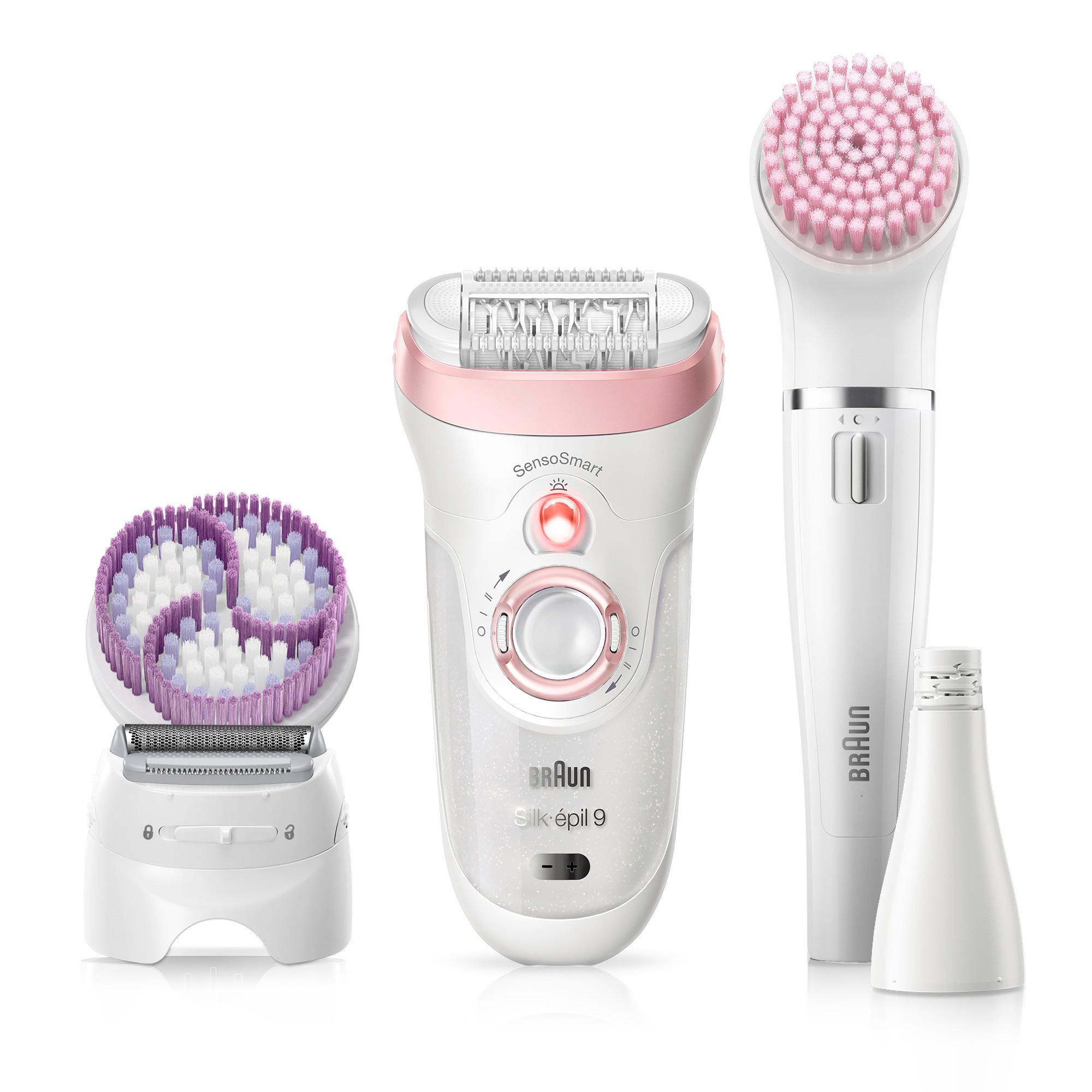 Silk-épil Beauty-Set 9 9-975 Deluxe 6-in-1 Wet&Dry Epilierer