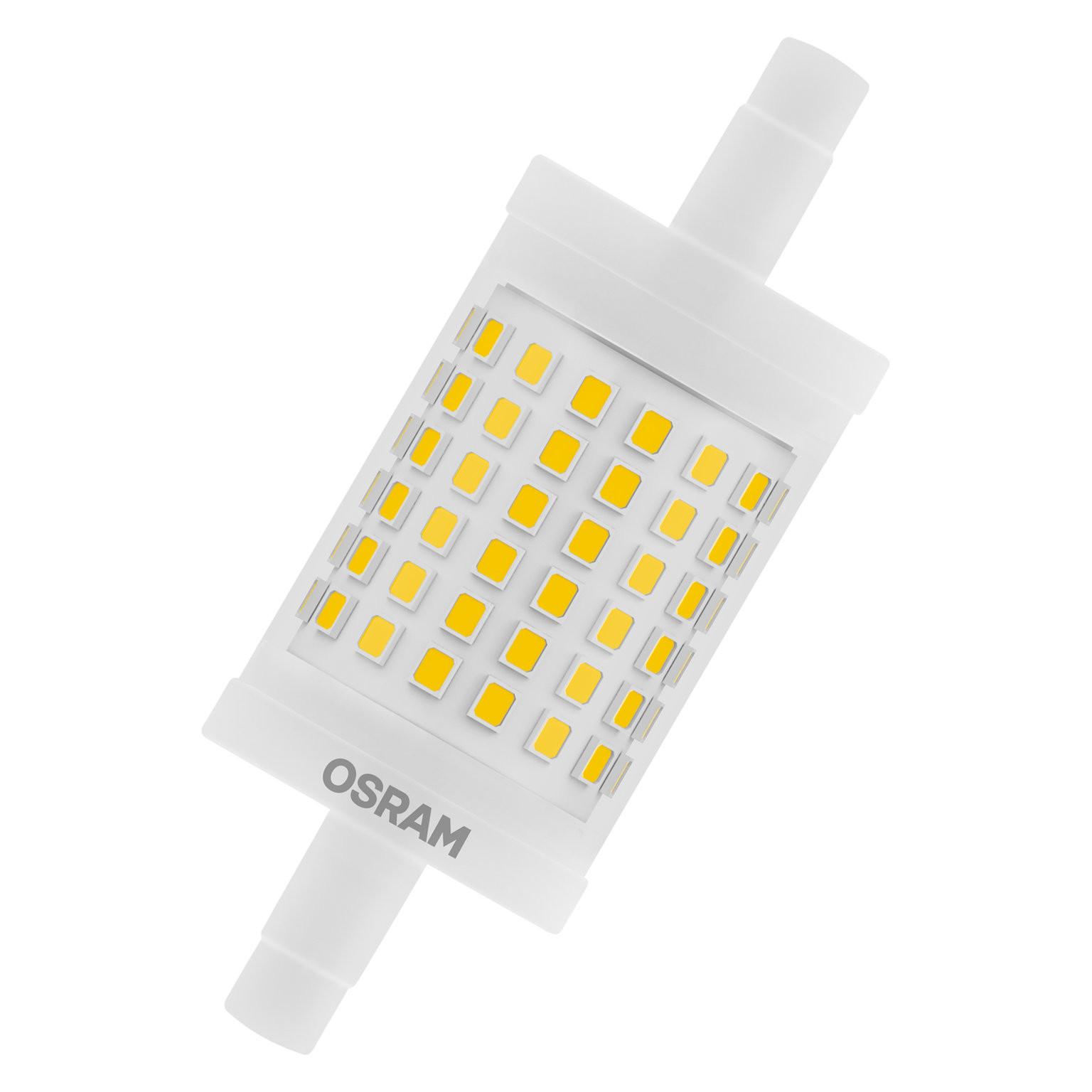 LED-Lampe "LINE", Kolben, 78mm, 12W, R7S, Warmweiß, klar (00215121)