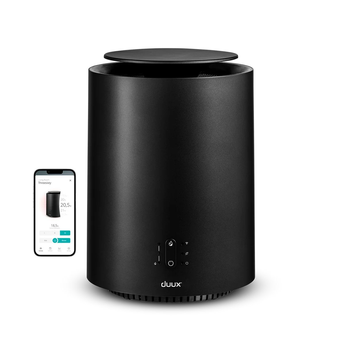 Threesixty 2 Smart Schwarz Heizlüfter
