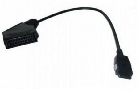 Scart/Mini-Scart-Kabel schwarz