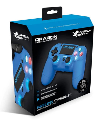 Shock 4 Wireless Controller blau