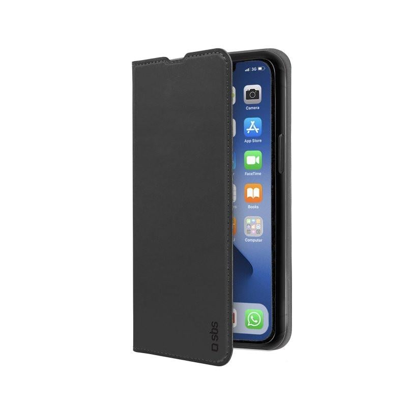 Bookcase Wallet Lite-Hülle für iPhone 13 Pro, Schwarz