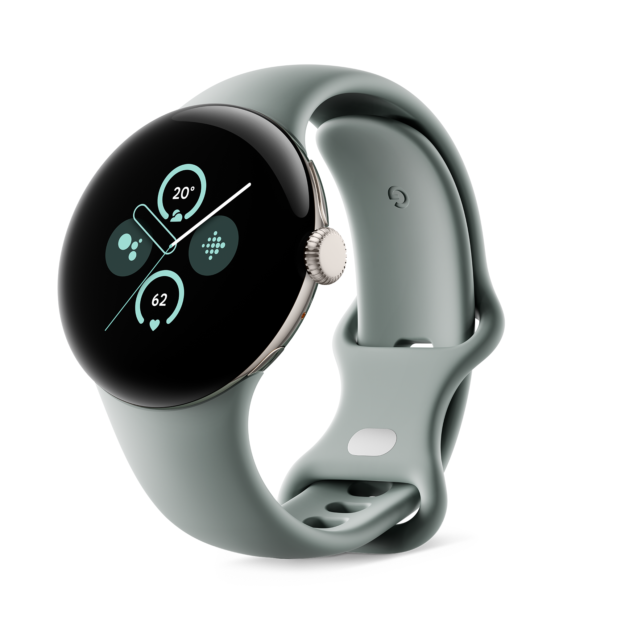 Pixel Watch 2, WiFi, Aluminiumgehäuse in Champagne Gold / Sportarmband in Hazel Smartwatch