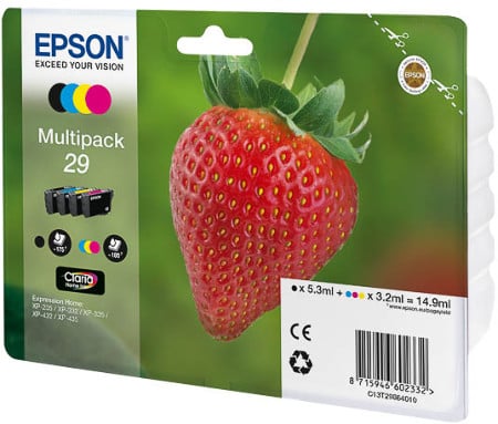C13T29864010 MultiPack C/M/Y/BK Druckerpatrone
