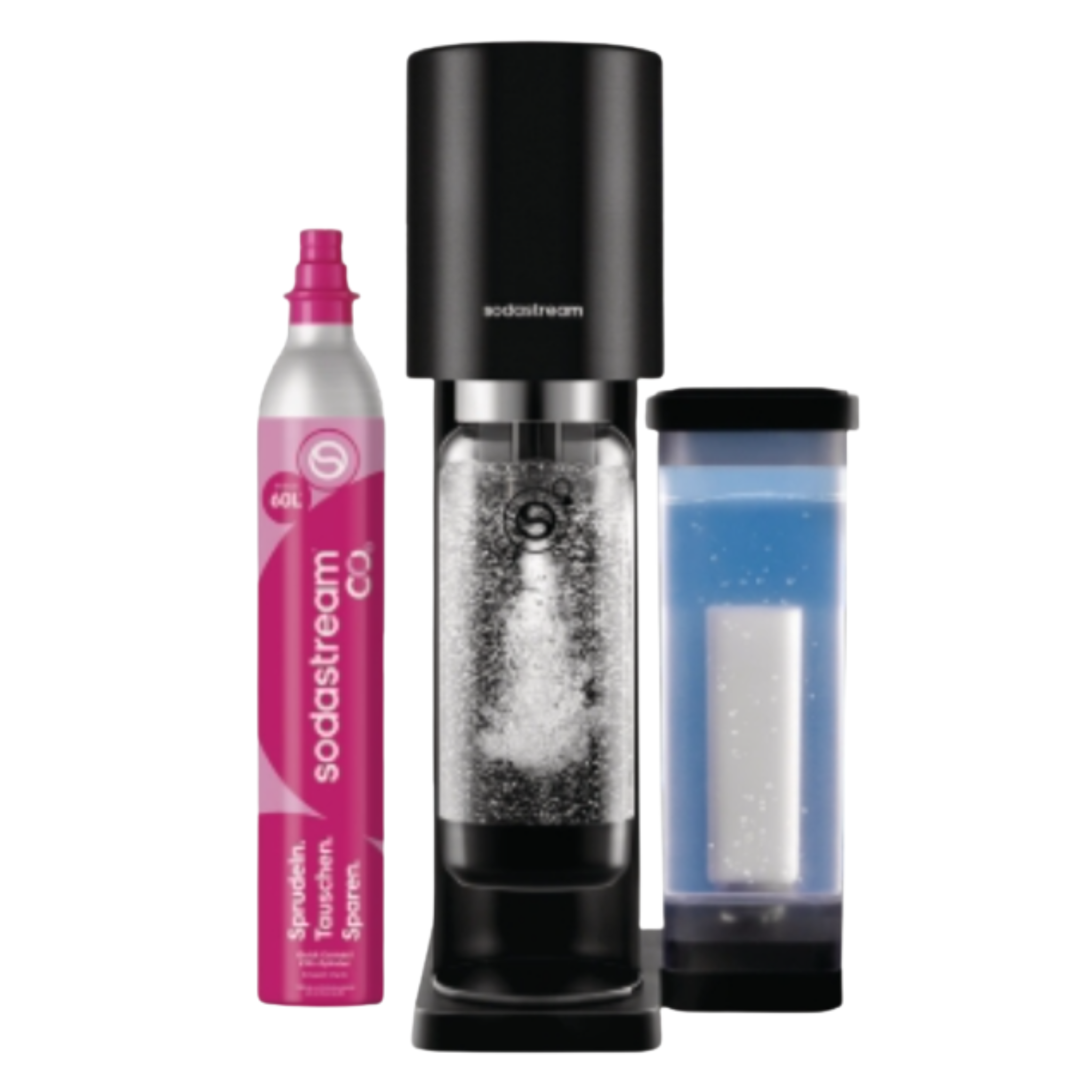 FRESH PURE Schwarz Standardpack Trinkwassersprudler