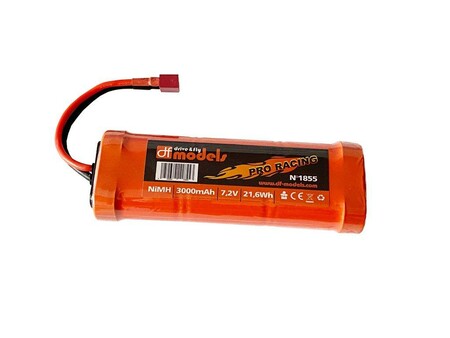 RACING PACK NIMH 7,2 VOLT 3,0 AH T-PLUG