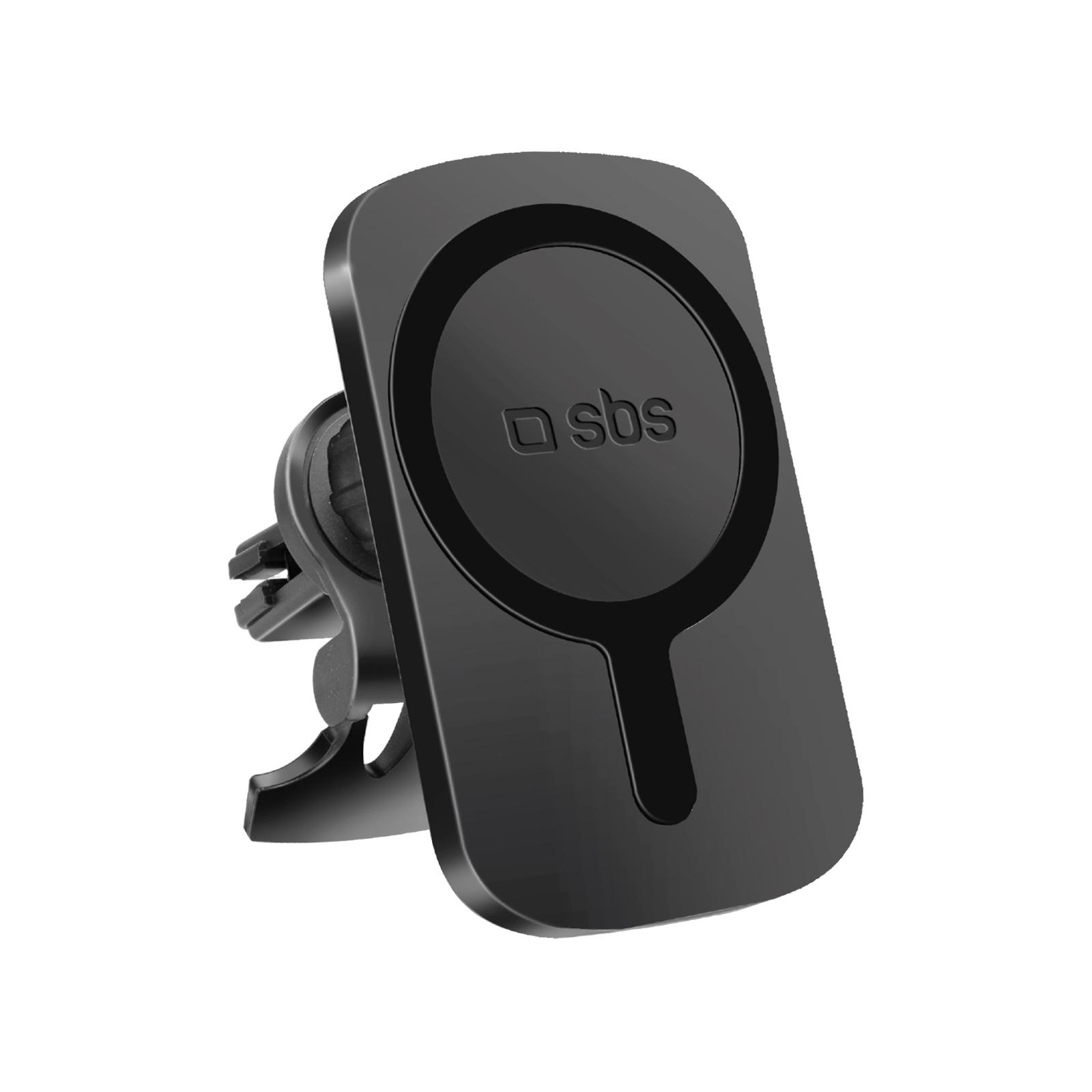 Schwenkbare Handy-Autohalterung mit kabelloser Ladefunktion für MagSafe-kompatible iPhones, Schwarz