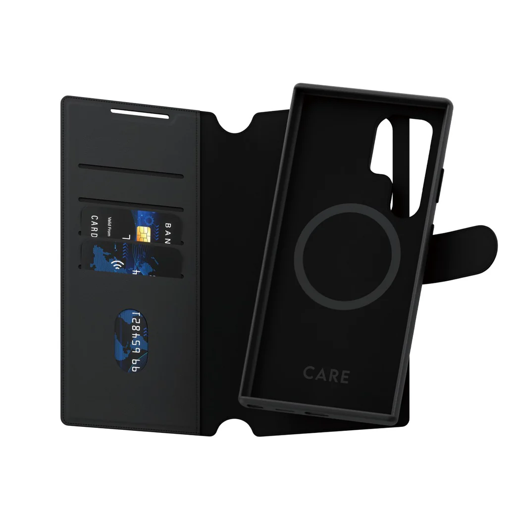 CARE by PanzerGlass® Feature Case Tango Two-in-One Wallet withQi Compatible für Galaxy S24 Ultra